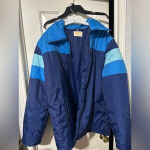 Vintage 70s Fingerhut Fashions Colorblock Retro Jacket Large